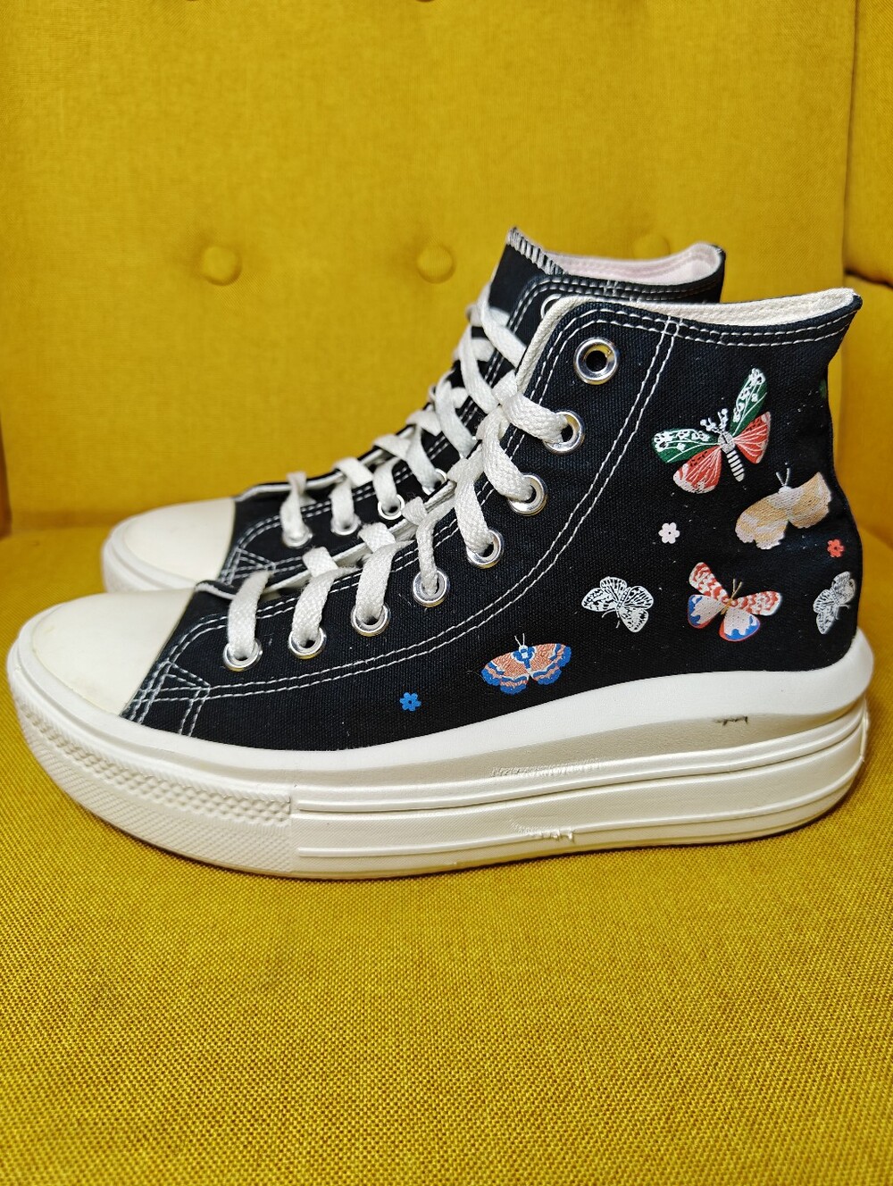 Converse Chuck Taylor All Star Move Platform High Butterfly Wings Lugged Women 8